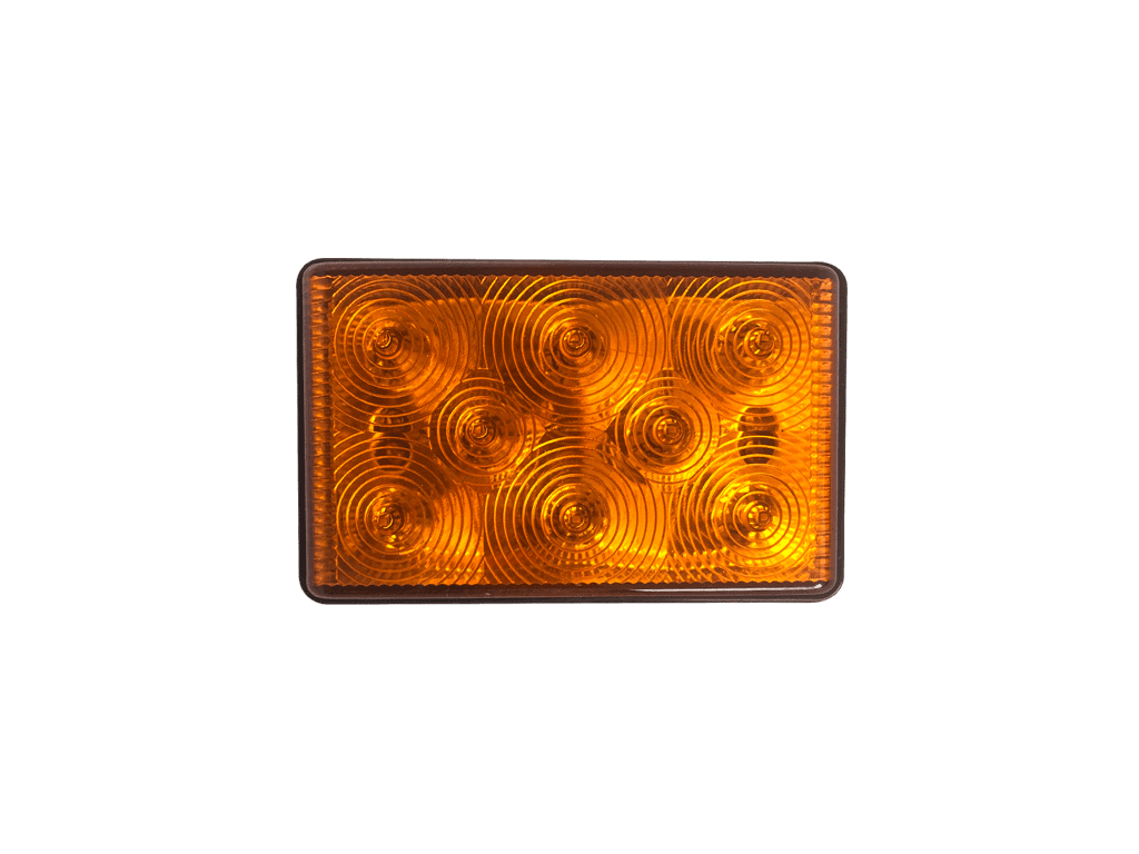 FAROL LED DE POSICION UNIVERSAL / COLOR NARANJO - 8 LED 10V-30V - 8*0.2 WATTS