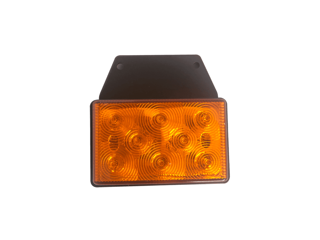 FAROL LED DE POSICION UNIVERSAL / COLOR NARANJO - 8 LED 10V-30V - 8*0.2 WATTS