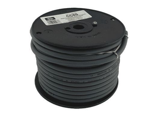 CABLES DE BUJIAS EN ROLLO DE 30.5 MTS ANTI RUIDO SILICONA Ø 8mm - NEGRO