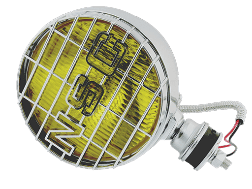 FAROS DE YODO REDONDO H3 12V 55W Ø 177mm - AMARILLO