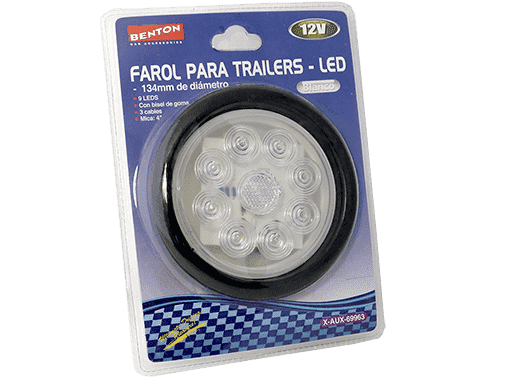 FAROL AUXILIAR 134mm 9 LED (F5) 12V BLANCO