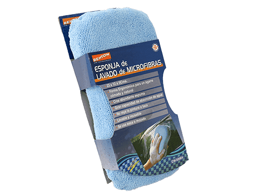 ESPONJA DE MICROFIBRA 23x12x5 Cms