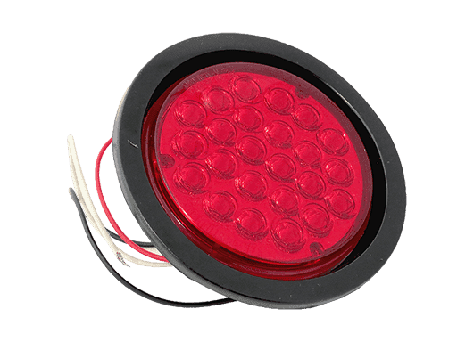 FAROL LED TIPO ¨GOREN¨ 134mm 24 LED MULTIVOLTAJE 12V/24V - ROJO