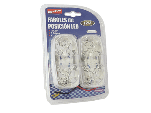 FAROL LATERAL LED (F5) 4´´ x 2´´ BLANCO