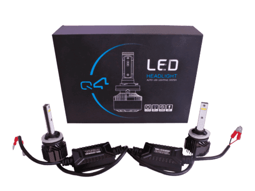 LED KIT DE 2 AMPOLLETAS CON VENTILADOR 881 Q4 LED COREANO CON BALLAST / 26W / DC 9-32V / COLOR 6000K / 4500LM / VIDA 30000 HORAS / IP65