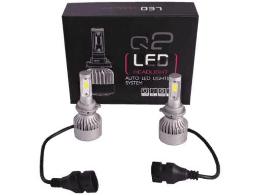 LED KIT DE 2 AMPOLLETAS CON VENTILADOR 9007 Q2 SIN BALLAST / 36W / DC 8-24V / COLOR 6000K / 4000LM / VIDA 30000 HORAS / IP65