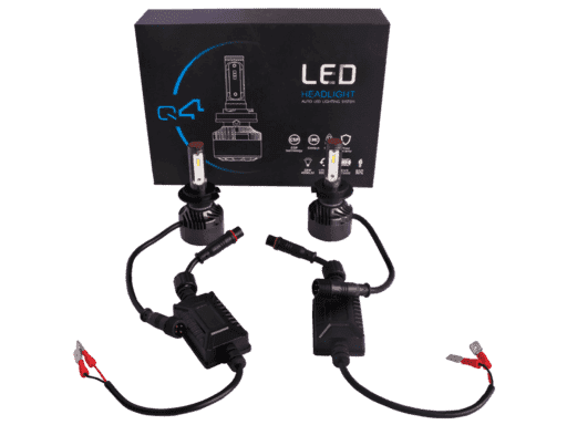 LED KIT DE 2 AMPOLLETAS CON VENTILADOR H3 Q2 SIN BALLAST / 36W / DC 8-24V / COLOR 6000K / 4000LM / VIDA 30000 HORAS / IP65