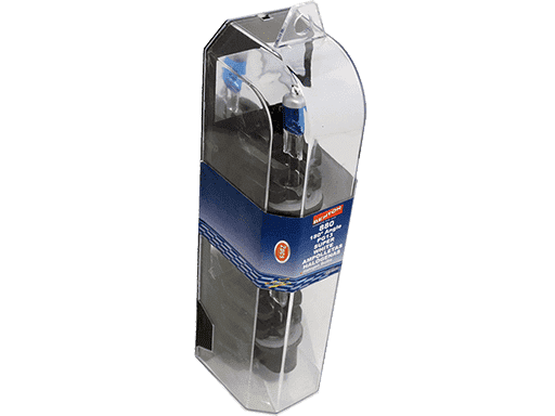 SET DE 2 AMPOLLETAS 880 12v 27w H27 180º Angle PG13 SUPER WHITE - CERTIFICACION E4, VIDRIO DE CUARZO