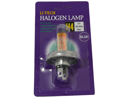 AMPOLLETAS 12V 100/90 P45T - AZUL