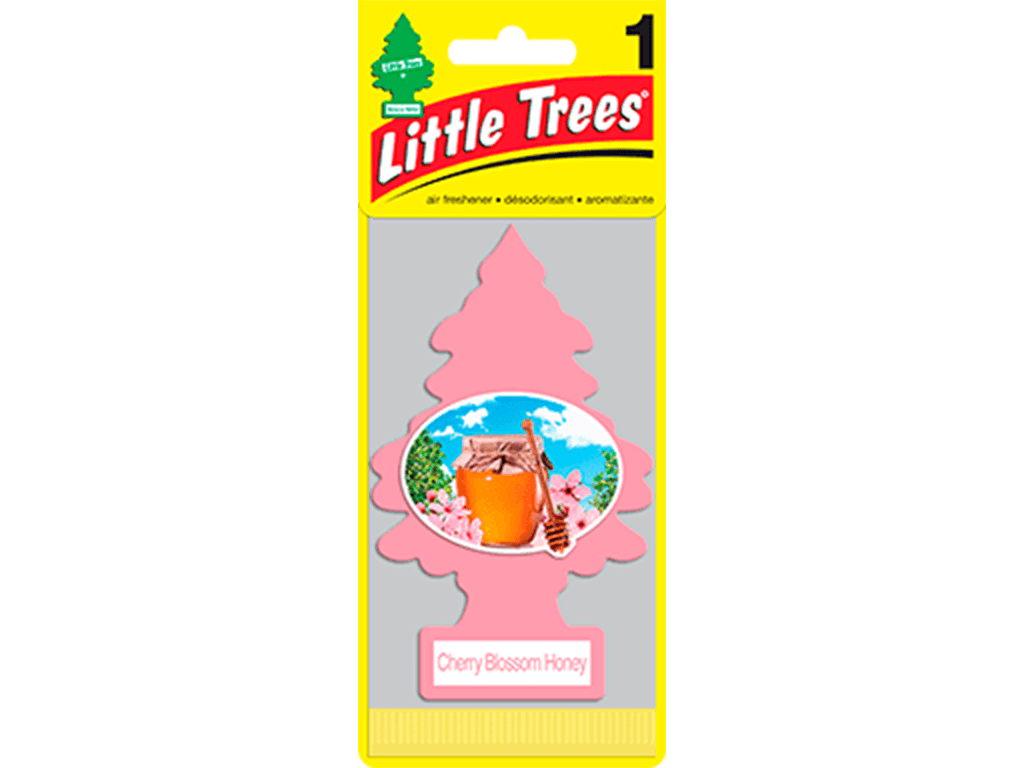 PINO AROMATICO LITTLE TREES U.S.A. - CHERRY BLOSSOM HONEY 24 UNIDADES