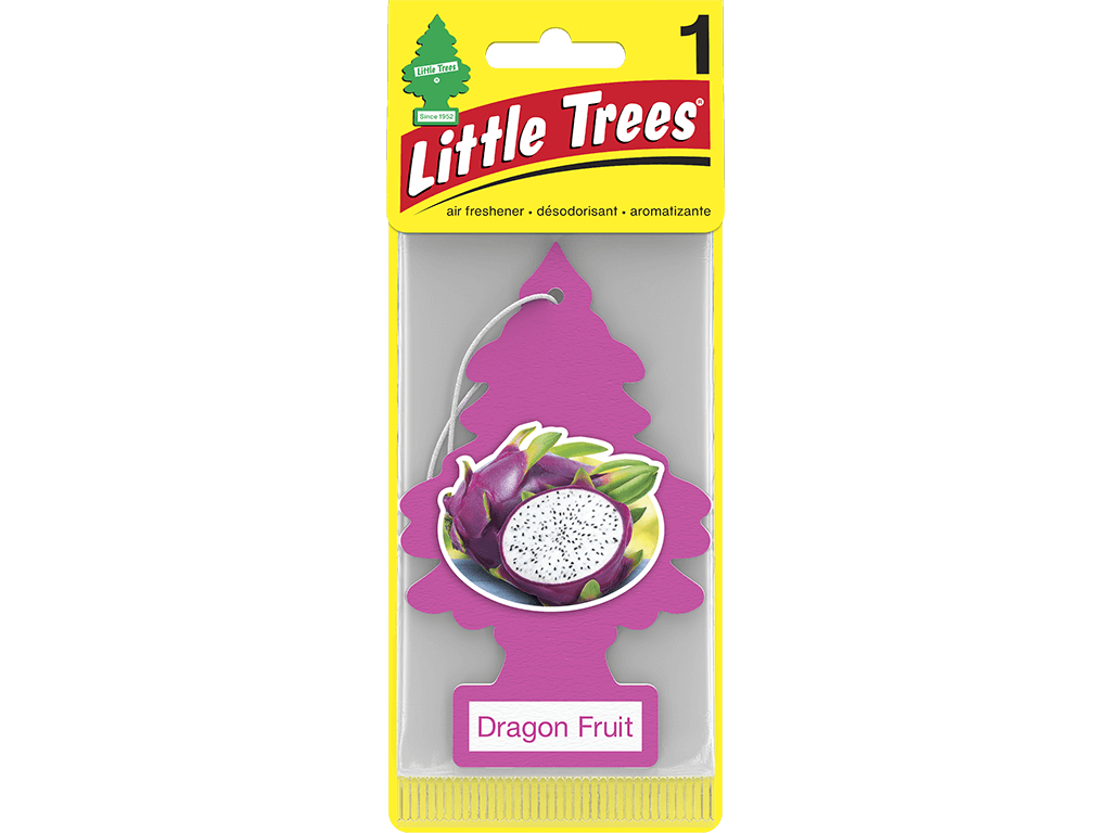 PINO AROMATICO LITTLE TREES U.S.A. - FRUTA DEL DRAGON 24 UNIDADES