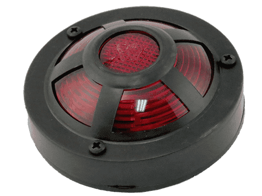 FAROL LATERAL UNIVERSAL TIPO ESTRELLA Ø 93mm - ROJO