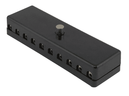 CAJAS PORTA FUSIBLES DE LOZA TERMINALES CON TORNILLO - PARA 8 FUSIBLES (NO INCLUIDOS)