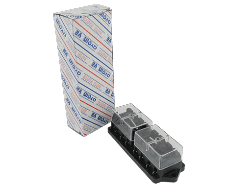 CAJAS PORTA FUSIBLES ATO TERMINALES MACHO - PARA 8 FUSIBLES (NO INCLUIDOS)